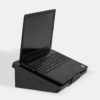 black wooden laptop stand_kusudico