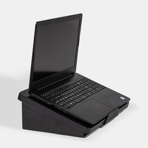black wooden laptop stand_kusudico