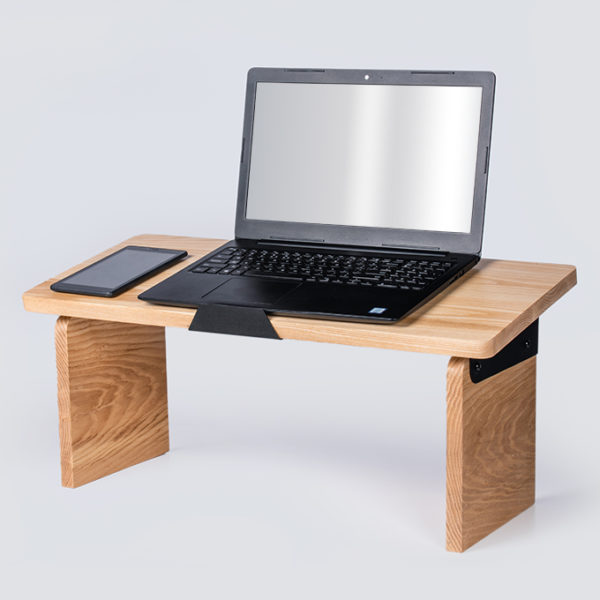 Natural wood lap tray_kusudico