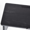 Black wood lap tray_kusudico